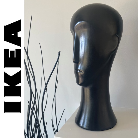 Black IKEA ceramic head | 12"H x 4.5"W - Picture 1 of 9